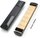 1set Pocket Acoustic Guitar Practice Tool 6 String Fingerboard 6 Fret Chord Trai