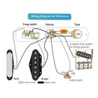High-grade Loaded Prewired Control Plate System 250 500k Pot For Telecaster Tele