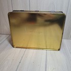 Vtg Floral Made In England Tin Trinket Box Storage Container Cookies Candies