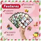 138pcs Christmas Tags Sticker Christmas  Labels Stickers  Xmas To From Name