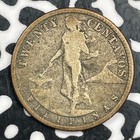 1921 U s  Philippines 20 Centavos Lot f5428 Silver 