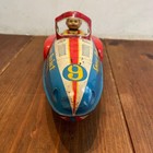 Vintage Tin Toy Space Rocket Collectible From Showa Era Retro Decor Showpiece