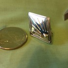 Super Nice unique Style Gold Tone Cuff Links never Worn rare Shape style    J146