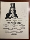 The Magic Show Original Broadway Cast Musical Program Doug Henning Vintage 1974