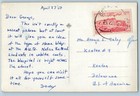 Beirut Lebanon Postcard View Of Road And American University 1950 Rppc Photo