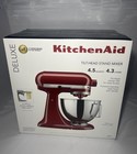 Kitchenaid Deluxe 4 5 Qt Tilt-head Stand Mixer     Empire Red     Model Ksm97     New