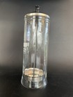 Barbicide Disinfectant Glass Jar King Research Inc Lg 11 5  Tall  Vintage Barber