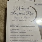 4 X Creative Memories Natural Pages   Page Protectors 8 5x11 Sealed Big Lot