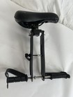 Shotgun Kids Bike Child Seat Front Center Mount Black Foot Pegs Mtb Adjustable