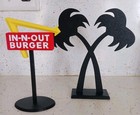 In-n-out Burger Iconic X- Palm    trees  Miniature Diorama 6 75  Tall