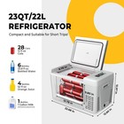 Bougerv 23qt  22l  Car Portable Refrigerator Compressor Camping Cooling Cooler