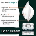 Advanced Scar Cream For Face And Body - Old   New Scar Removal Treatment 1 86 Oz
