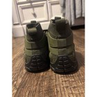 Bradley   Holden Mens High Top Knit Sneakers Olive Green Tactical Style Shoes