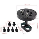 Blk Aluminum Fuel Pump Hanger For Single   Dual Walbro 255 460 39mm-40mm Pumps