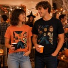 Clutchink Horror Movie Inspired T-shirt Vintage Style Scary Faces Graphic Tee