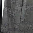 Japanese Kimono Tsumugi Black Gray 162 5cm 5 Ft 4 In Pure Silk B2089