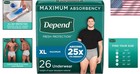 Odor Control Extra-large Incontinence Underwear For Men - 26 Count Of Confidence