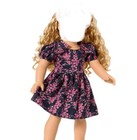 American Girl Janie And Jack Rosy Cascade Party Dress pink Roses navy hanger Nip