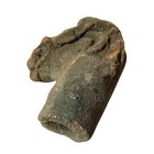 Rare Antique Terracotta Head     Axum  Ethiopia     Ancient African Artifact