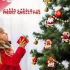 Christmas Hanging Ornament Santa Claus Elk Snowman Doll Xmas Tree Decor Gift