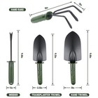 Garden Tool Set 4 Pieces Garden Tools Including Hand Shovel  Transplant Shove   