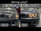 Bmw E39 Oem Pre-lci To Lci Headlight Retrofit Wiring Harness Pnp M5 540i