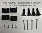 Makita Battery Charger  removable  Wall Mount Set For 18v Single   Double Models