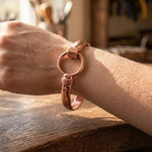 1 Pc Pure Copper Bangle  Unisex Cuff Bracelet  Healing Bangle Openable