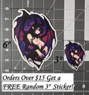 Daphne Scooby Doo Anime Waifu Sticker 3  6  Car Vinyl Decal