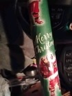 Vtg Christmas Santa Wrapping Paper Gift Wrap Merry Christmas Jolly St  Nick Roll