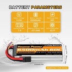 2pcs 4s 6500mah 14 8v 80c Lipo Battery For Rc Traxxas Car Truck Buggy Racing
