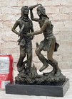 Western Art Native American Indian Warriors Hot Cast Museum Quality Artwork Art