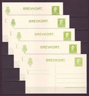 Q7912  Denmark Mint  16  Complete Collection Postal Stationery Card 1941