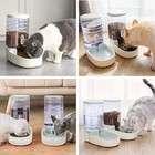 Automatic Dog Cat Feeder And Water Dispenser Gravity Food Feeder And Waterer 