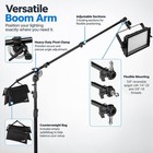 Impact 26-60  Adjustable Boom Arm Aluminum 5 Lb Load For Studio Photo Lighting