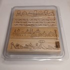 Lot Of 28 Stampin Up Mounted Wooden Rubber Stamps Mixed Themes And Sizes