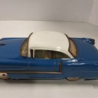 Vintage 1956 Cadillac Irco Japan Tin Battery Operated Toy Car Blue white No Test