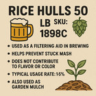 Briess Rice Hulls 50 Lb