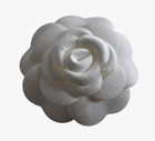 Authentic Chanel White Camellia Flower Gift Packaging Paper Sticker