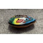 Vtg Clay Flute Owl Handmade Ocarina Folk Wind Instrument Peru Inca Mayan Aztec