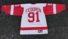 Vintage 90 s Nike Detroit Red Wings Sergei Fedorov  91 Nhl Hockey Jersey