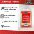 1000 10-packs Ultra Cbg Resealable Graded Card Bags Gb