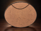 Late 1920s Oval Flue Cover     Old World Musical Couple