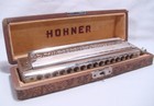 Vintage Hohner 64 Chromonica 4 Chromatic Octaves Professional 280 Harmonica  box