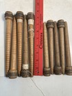 Wood Bobbins Quills Vintage Factory Reclaimed  8 3 4 And 7 3 8   Lot Of 10