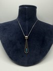 Vintage Navajo Native American Royston Turquoise Sterling Silver Pendant