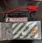 Off-white 2pc Detachable Key Chain Set Lanyard Straps Carabiner Red Zip Tie