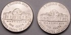 Jefferson Nickel 2026-p d Pair - Brilliant Uncirculated