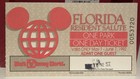 2- Walt Disney World Florida Resident Salute One Park One Day Tickets 1992