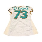 D j  Cooper Memphis Maniax 2001 Game Used Away Jersey Size 56  2